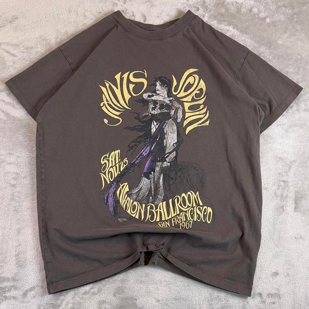 1967 Janis Joplin T Shirt Size XS Saturday Nov 25 Avalon Ballroom San Francisco